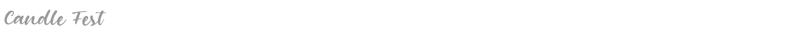 Candle Fest font preview
